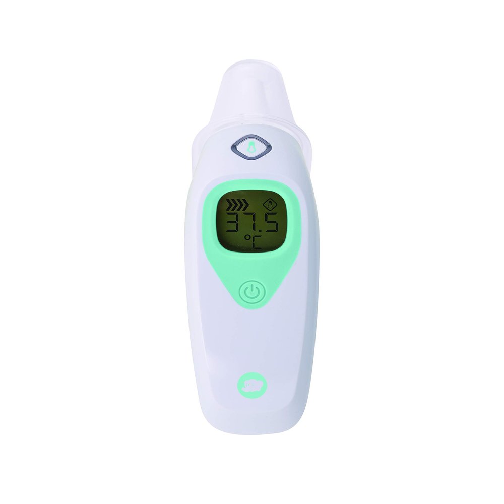 Bebeconfort Children's Digital Thermometer, Ear Thermometer Measures Temperature in 1 Second, White