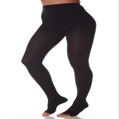 Scudotex Panty Microfibre K2 Open Tip, Black, Size 3  1 Unit