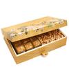 Ghasitaram Gifts Valentines Gift for Girlfriend / Boyfriend / Husband and Wife - Healthy Hampers - 4 Print 12 Pcs Granula Bites,Almonds and Pistachios Hamper Box view 1