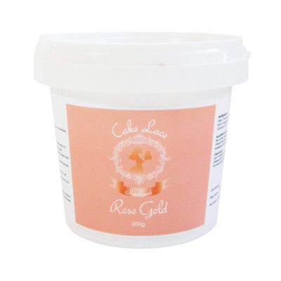 Cake Lace Rose Gold Pearlised Pre-Mixed 200g