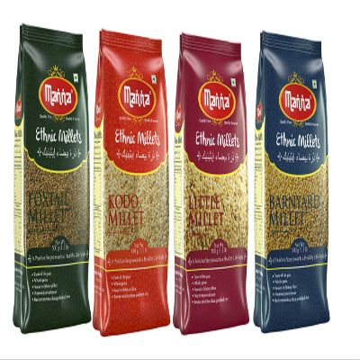Manna Mixed Millets Combo (Kodo Millet 500g Little Millet 500g Foxtail Millet 500g Barnyard Millet 500g)