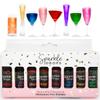 Sparkle Drops The Ultimate Collection Drinks Shimmer Mixed Flavours Set, add Sparkle and Shimmer to Drinks, Prosecco, Sparkling Wine, Gin, Vodka & Cocktails (80ml) view 1
