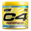 C4 Ripped Pre Workout Powder ICY Blue Raspberry 30 Servings | Zero Sugar Pre Workout with 150mg Caffeine, 500mg L Carnitine, 1600mg Beta Alanine, 200mg Green Coffee Bean Extract view 1