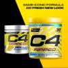 C4 Ripped Pre Workout Powder ICY Blue Raspberry 30 Servings | Zero Sugar Pre Workout with 150mg Caffeine, 500mg L Carnitine, 1600mg Beta Alanine, 200mg Green Coffee Bean Extract view 2