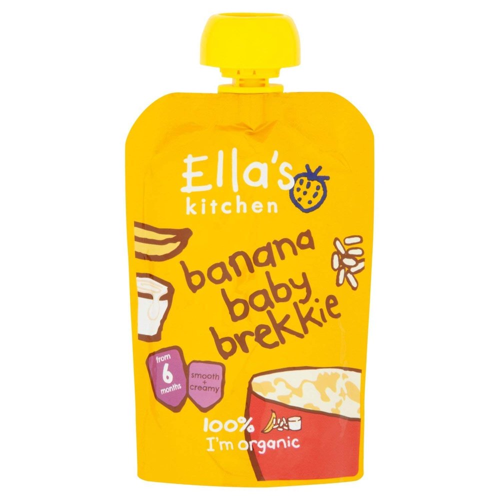 Ella's Kitchen Stage 1 Baby Brekkie - Banana 100g (Pack of 12)