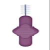 OPTIM Interdental Brushes Pack of 25 Purple 1.1 mm Size 6 view 2