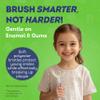 Doctor Plotka's Mouthwatchers Antimicrobial Floss Bristle Silver Toothbrush, Youth, Pink view 3
