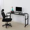 TigerDad Overbed Table with Wheels - End Table - Overbed Desk - Black - 18.1 in x 55.1 in x 25.6 in view 3