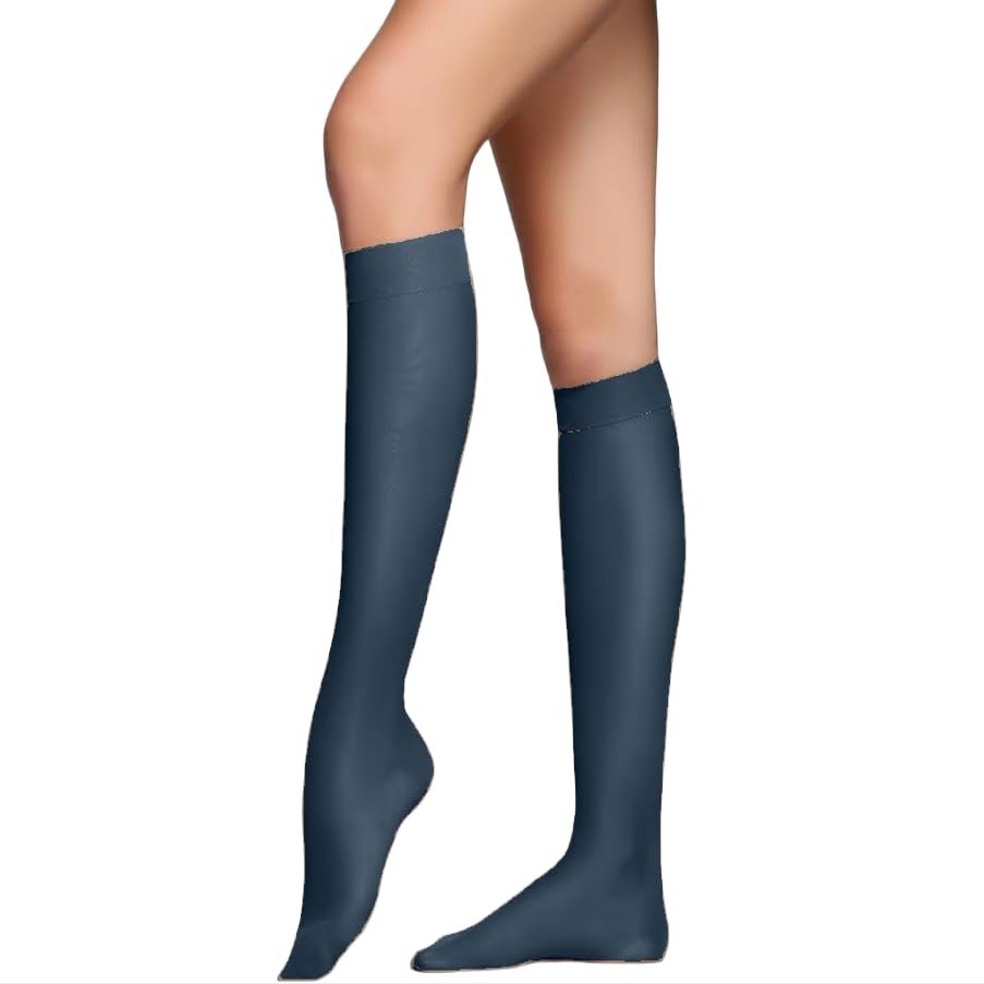Medium Short 70 Varicel Medium Compression 11/14 mmHg Elastic Band Anti-Pressure (Black, G)