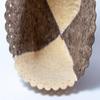 Rushnichok Sauna hat Russian banya - Sauna hat for Men - Sauna hat Wool - Sauna hat to Protect Hair - Russian banya hat - Golden Embroidery Ukrainian Trident Wool Felt Valentines Day Gift view 4