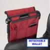 Ducksback Mobility Scooter/Wheelchair Pannier Bag with Wallet Versatile Storage Red view 4