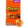 REESE'S Miniatures Milk Chocolate Peanut Butter Cups, Candy Party Pack, Halloween Candy, 35.6 oz view 1