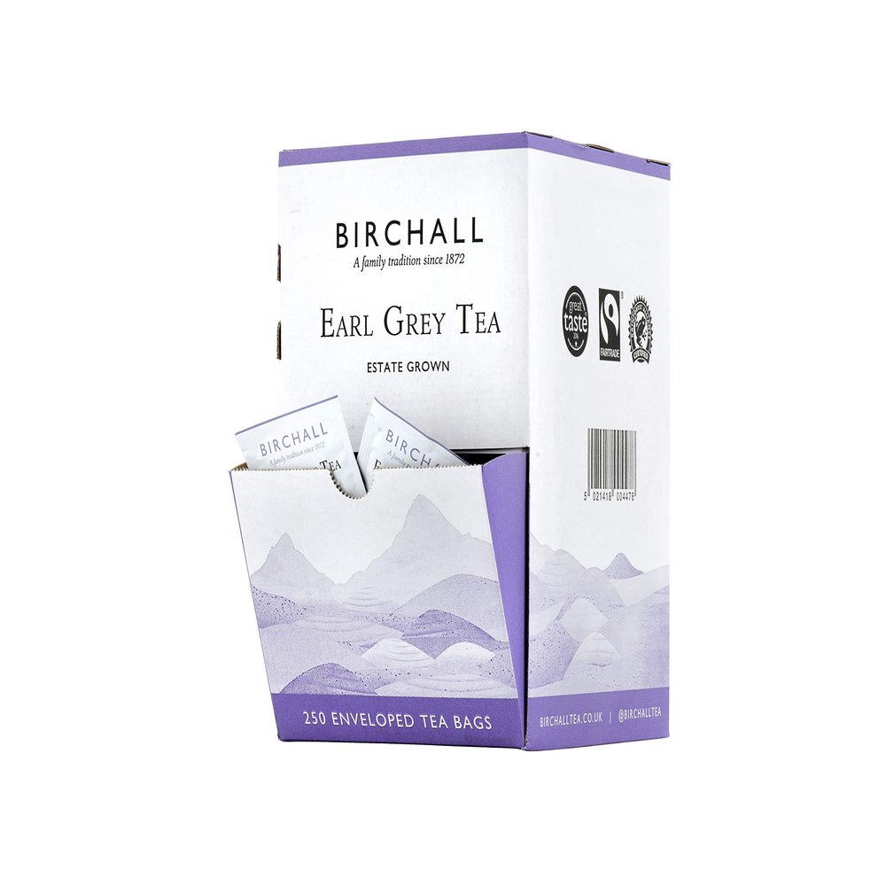 Birchall Enveloped Tea Bags 250 (Earl Grey, 1 Box)