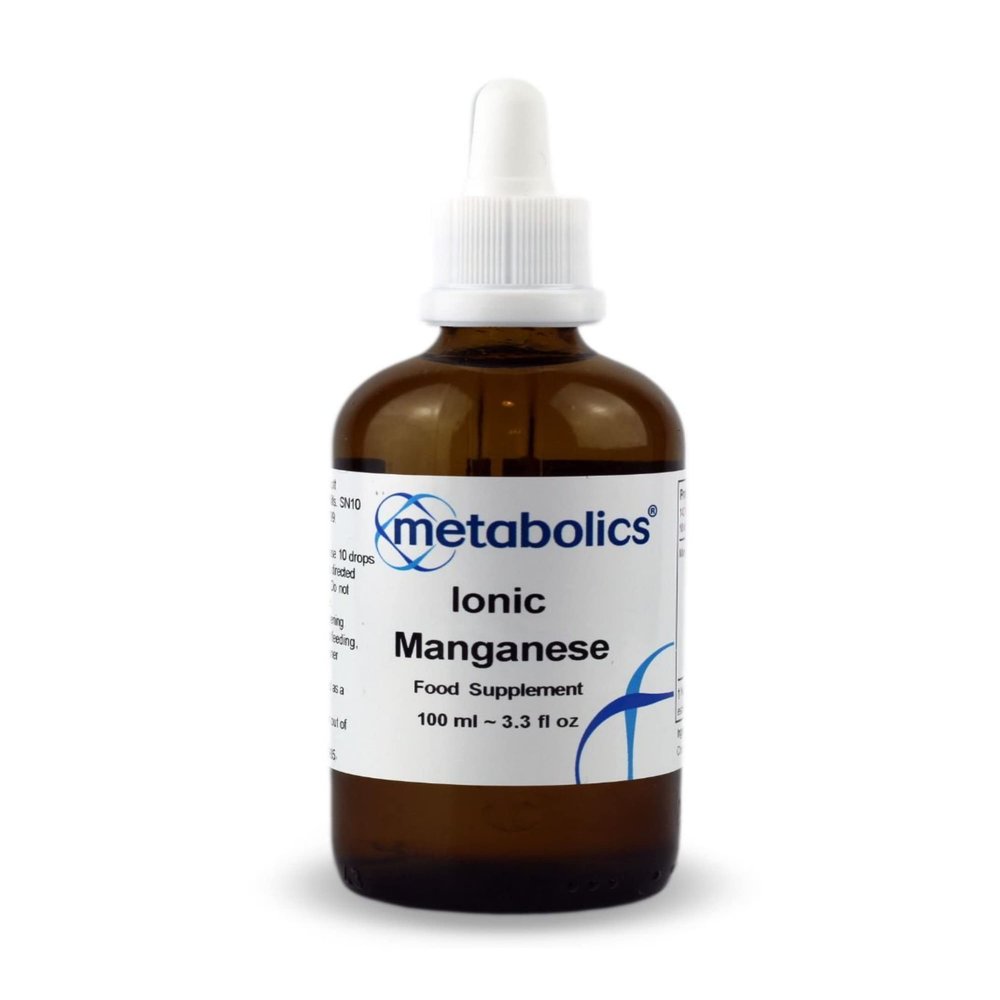 Ionic Manganese Liquid Supplement 100ml | Suitable for sublingual Consumption | Made in The UK | Nothing Added