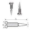 500 Pcs) Eyeglasses Screw Self Cut Screw for Eyeglasses Repair Screw Eyeglasses Tapping Screw by Dhoptical (2.0 * 1.4 * 5.6) view 4