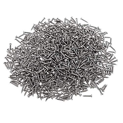 1000 Pcs Plate Eyeglasses Leg Screw) Srcew Eyeglasses Repair Screw by Dhoptical (2.0 * 1.4 * 4.0 Metal Frame Leg USE)