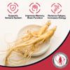 All Natural Pure American Ginseng Tea  (20 CT) Potent Ground American Ginseng Root - No Fillers, Binders or Other Additives. view 3