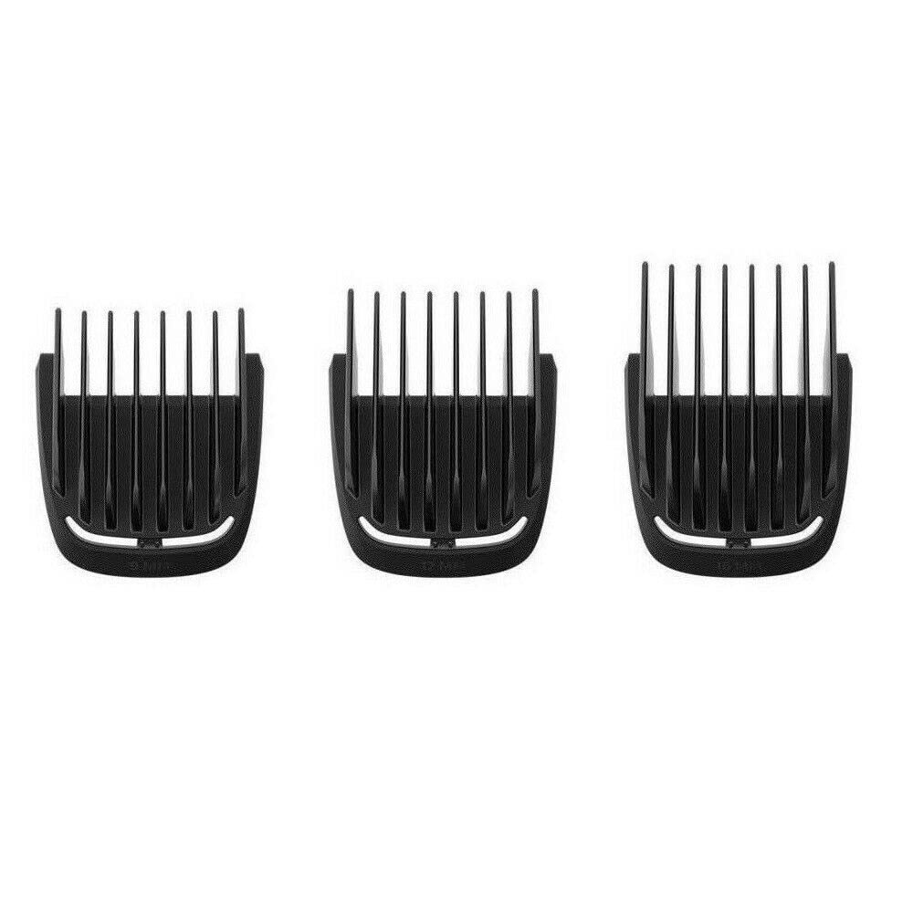 3X Hair Comb Combs (9 12 16 mm) for Philips Shaver MG3757 MG3758 MG3760 MG5720 MG5730 MG5735 MG5740 MG5750 MG5760 MG7710 MG7715 MG7720 MG7730 MG7735 MG7745 MG7750 MG7770 MG7785 MG7790
