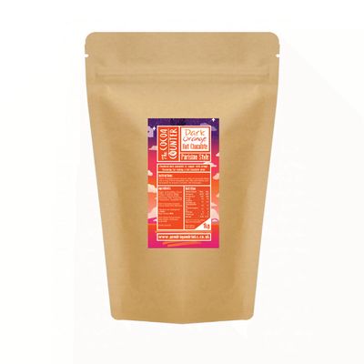 1kg Dark Orange Hot Chocolate Flakes (Parisian Style)