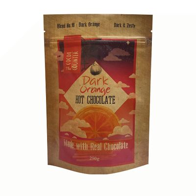 250g Dark Orange Hot Chocolate Flakes