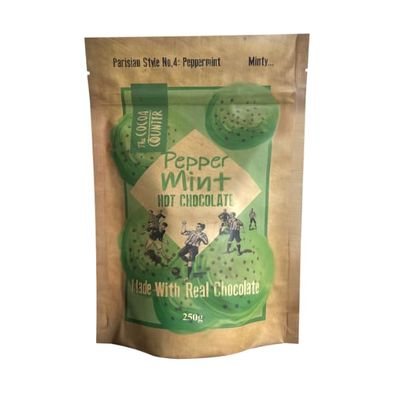 Pendragon Drinks Mint Hot Chocolate Flakes 250g