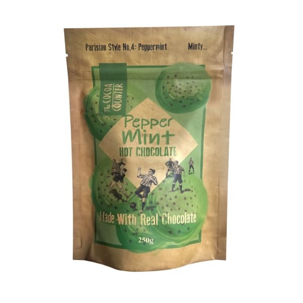 Pendragon Drinks Mint Hot Chocolate Flakes 250g