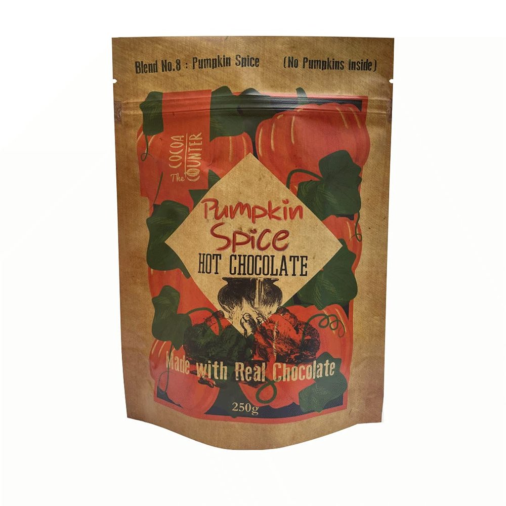 250g Pumpkin Spice Hot Chocolate Flakes