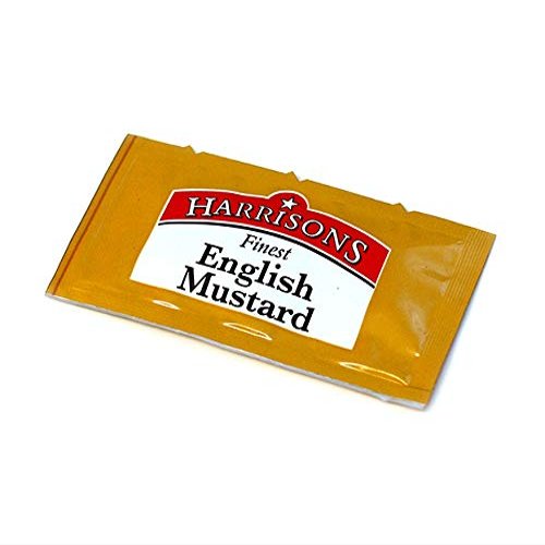 Harrisons English Mustard Sachets - 5g (Box 200)
