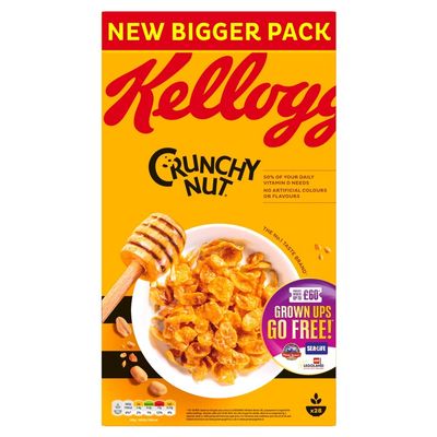 Kellogg's Crunchy Nut Original Cereal, 840g
