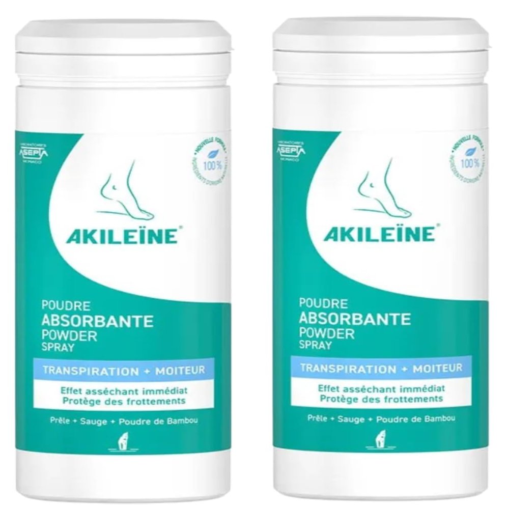Akiline High Strength Sweat Powder Absorbent Myko Preventive Pack of 2