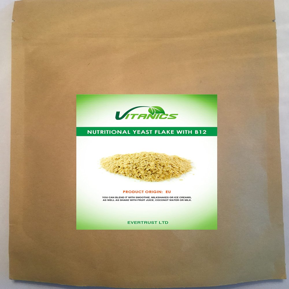 Premium Nutritional Yeast Flake Nutty Taste with Added B12 (Engevita) (200g)