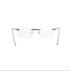 Edison & King Clarity frameless reading glasses with premium lenses and blue filter (Silver, +3,00 dpt) view 4
