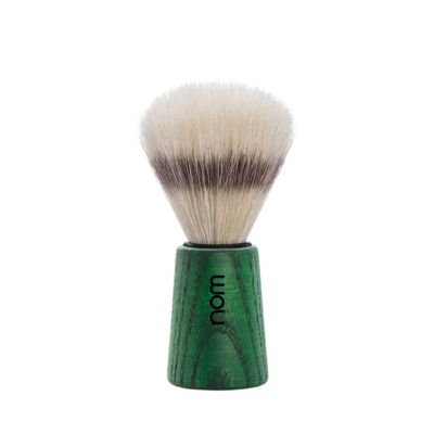 nom Theo Natural Bristle Shaving Brush (Handle: Green Ash)