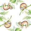 20 napkins, sweet sloth from the jungle as an animal motif, 33 x 33 cm view 2