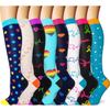 Copper Compression Socks 15-20 mmHg for Men & Women 8 Pairs Circulation Support for Nurses, Travel, Running, Hiking, Soccer,Gift,Pregnant, Nurses(S/M) view 1
