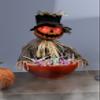 Fun Costumes Candy Bowl with Animated Pumpkin Scarecrow Standard view 3