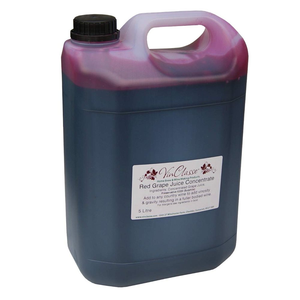 VinClasse 5 Litre Red Grape Juice Concentrate