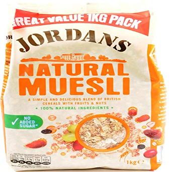 Jordans Granola and Muesli (Natural Muesli 2 x 1kg)