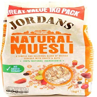 Jordans Granola and Muesli (Natural Muesli 2 x 1kg)