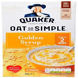 Quaker Oat So Simple (Golden Syrup 2 x 10Pack)