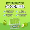 Sweetzone Apple Pencils Sweets Tub, Pencil Sweets, 100 pc, Halal Sweet, American Gum, British Candy, Sweet Pie, Licorice Candies, Liquorice Allsorts, Irresistible for Candy Lovers view 2