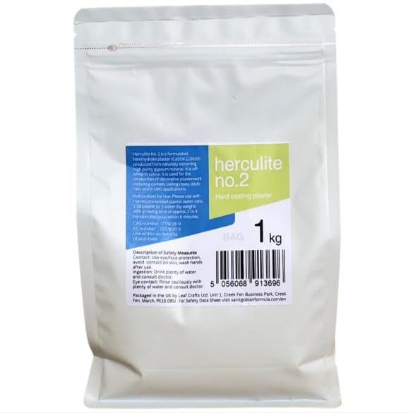 1kg Bag - StoneCast Casting Plaster of Paris Extra Strong Herculite 2