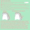 Comfort Cover for Braces, Lip Protector Mouth Guard Lip Cushion Teeth Shield Bumper for Brackets, Aligner, Dental Wax Alternative, Hard and Rigid Clip view 3