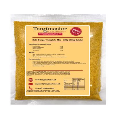 Balti Burger Complete Mix - 250g (2.5kg Batch)