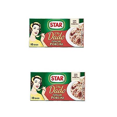 2X Star dadi Porcini Mushroom Stock Cubes 100 g