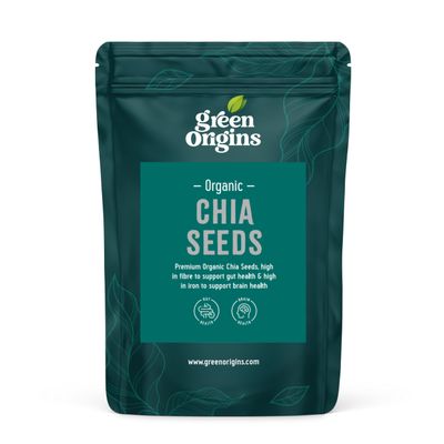 Green Origins Organic Chia Seeds, Raw 300g
