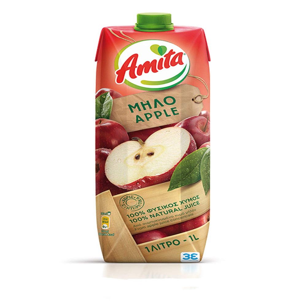 Amita Apple Juice Drink 1L (Pack of 8)