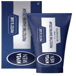 Nivea Protect & Care Shaving Cream for Normal to Dry Skin 100 ml Pack of 6