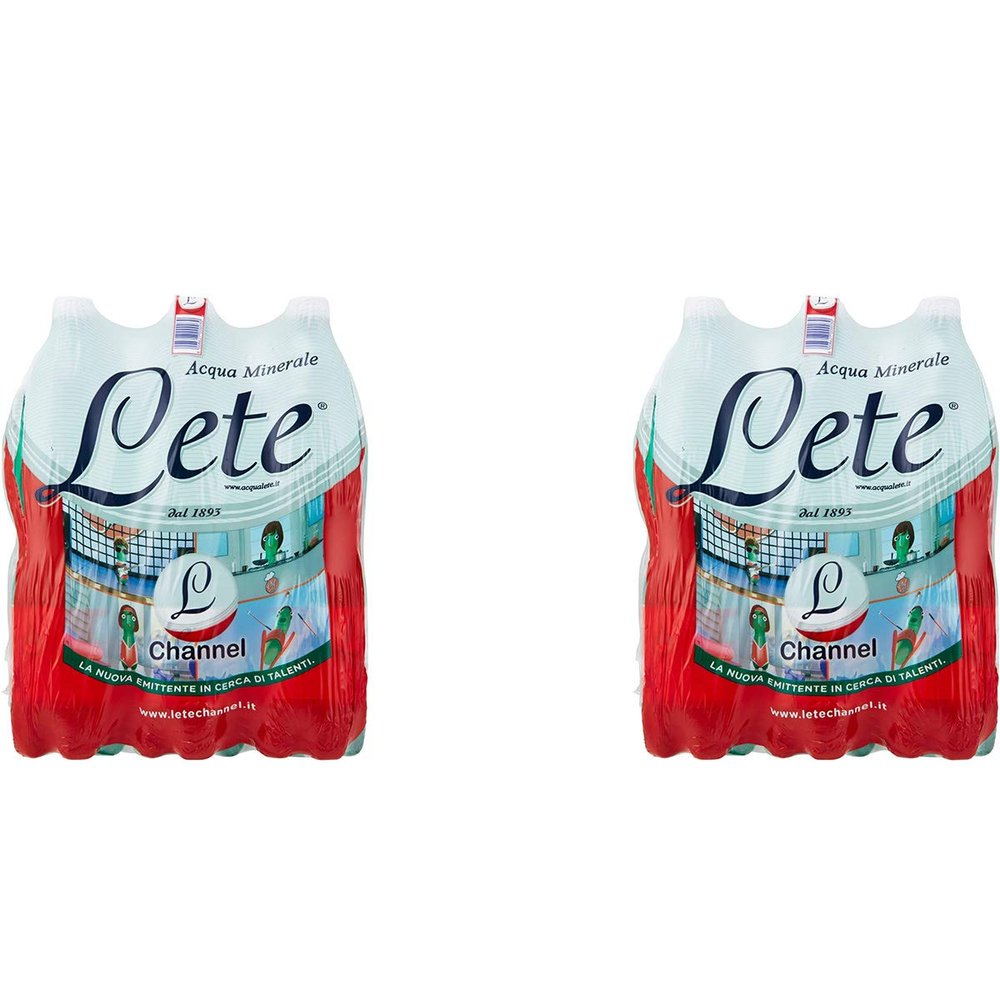 12 Bottles LETE Natural Effervescent Mineral Water 1.5L