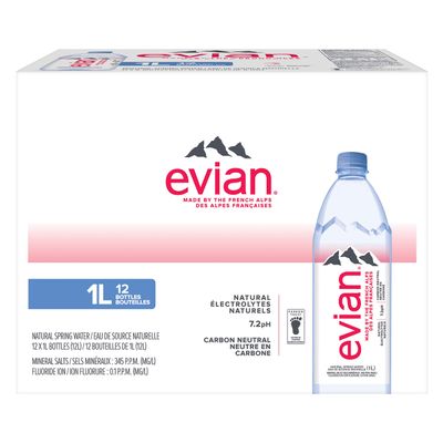 Evian Water 12x1L
